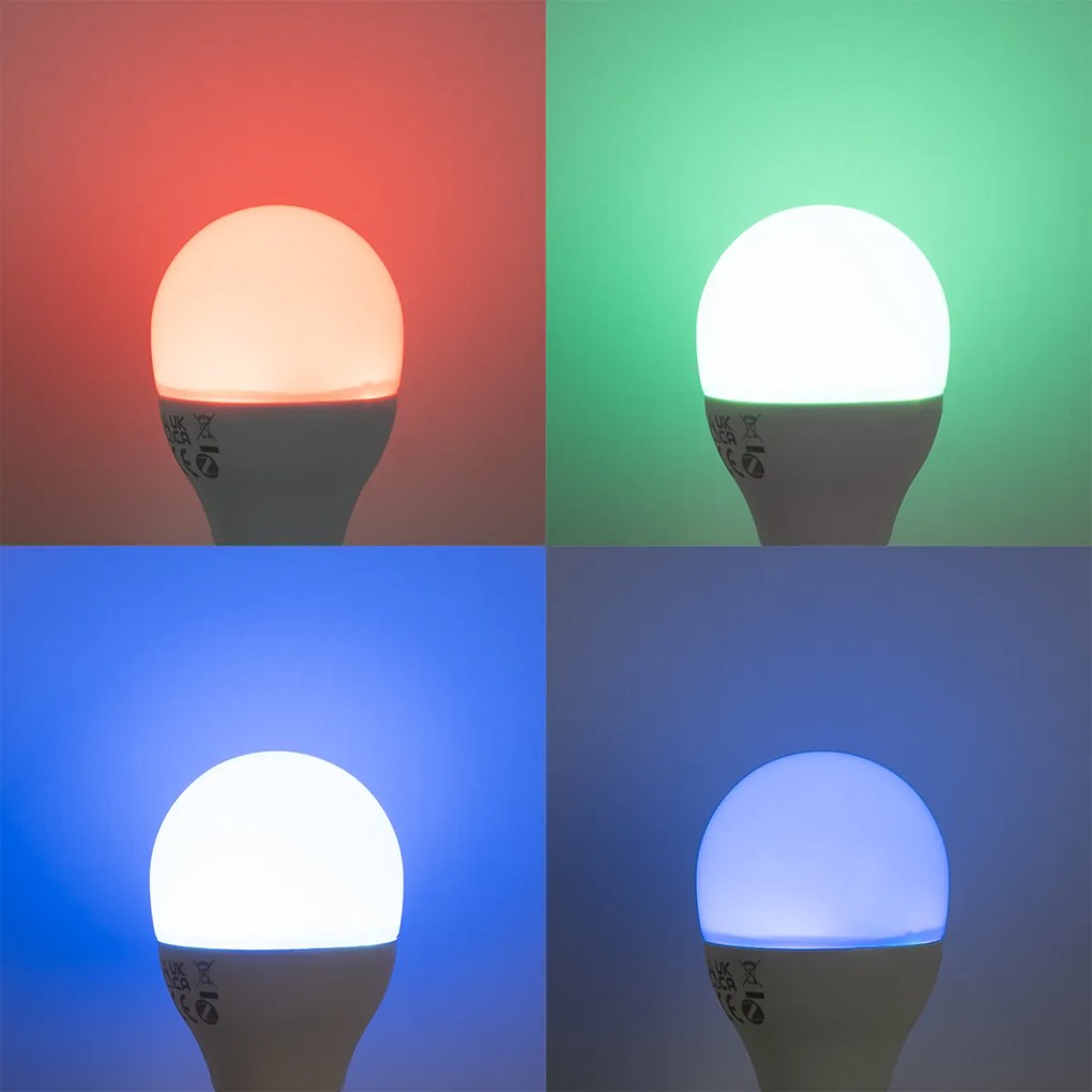 Inteligentna żarówka LED E14 z możliwością ściemniania G45 Opal 4,9 W 470 lm 2700-6500 K