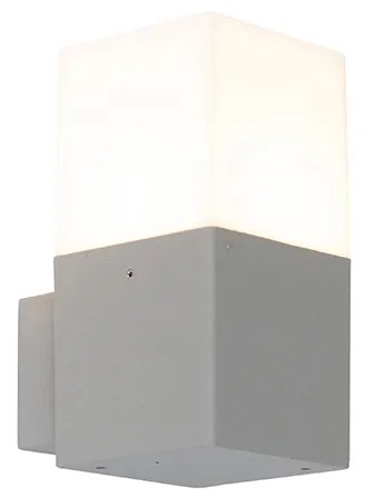 Zewnetrzna Nowoczesna lampa ścienna zewnętrzna Denmark szara IP44 Nowoczesny Oswietlenie zewnetrzne