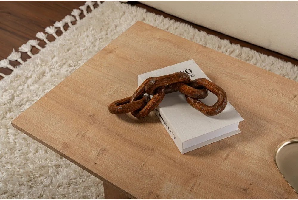 Stolik w dekorze dębu w naturalnym kolorze 60x119 cm Sabin – Kalune Design