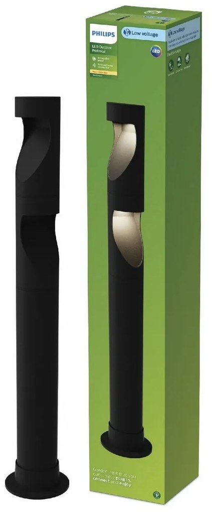 Philips Desi GardenLink zewnętrzna lampa słupkowaLED, niskie napięcie, 1,5 W, 180 lm, 2700 K
