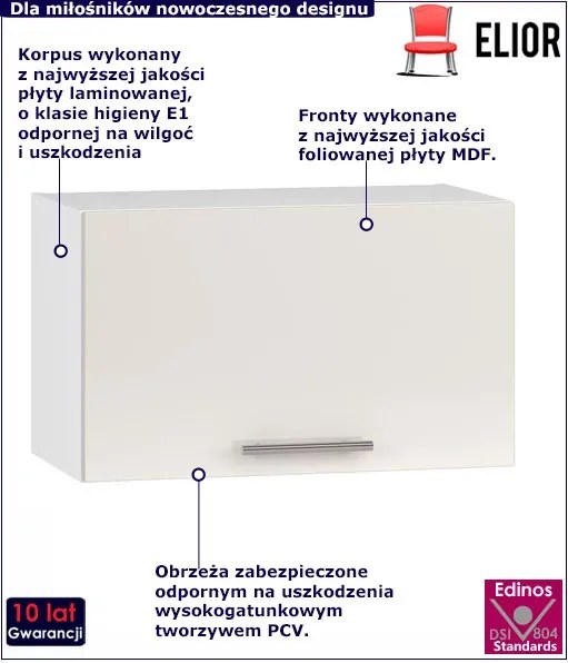 Szafka kuchenna okapowa kaszmirowa L1-H38