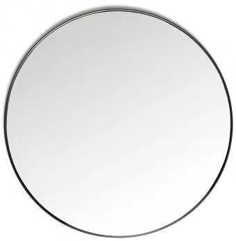 Okrągłe Lustro Ścienne Z Metalu Ø60,5 Cm Gon Czarna - Sklum