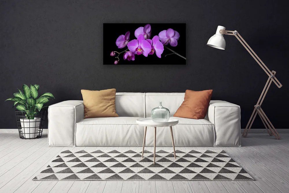 Obraz canvas na ścianę Stylowa Orchidea na Ścianę