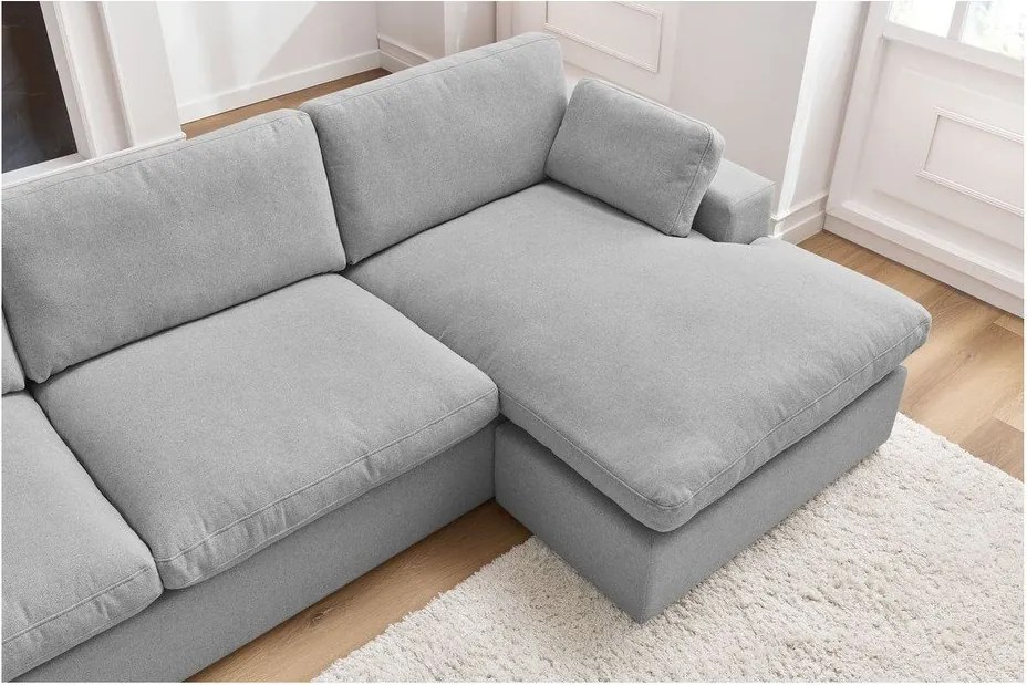 Jasnoszary narożnik Belair – Bobochic Paris