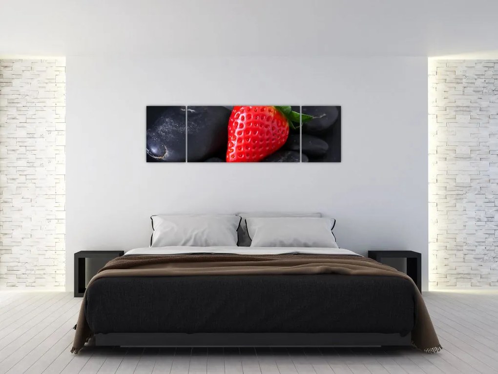 Obraz truskawki (170x50 cm)
