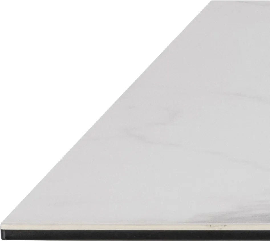 Biały stół z ceramicznym blatem Heaven 160x90