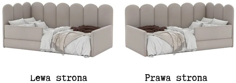 Łóżko dziecięce przypodłogowe JASMINE - 70x200 - 180 cm