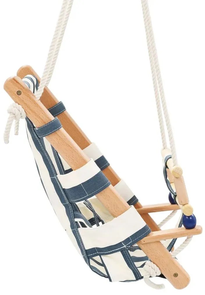 Niebiesko-biała huśtawka dla dziecka F4-F69