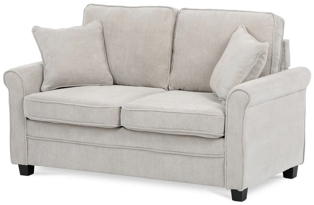 Dwuosobowa sofa ASB-4170 BGE2, manżestrowa, beżowa