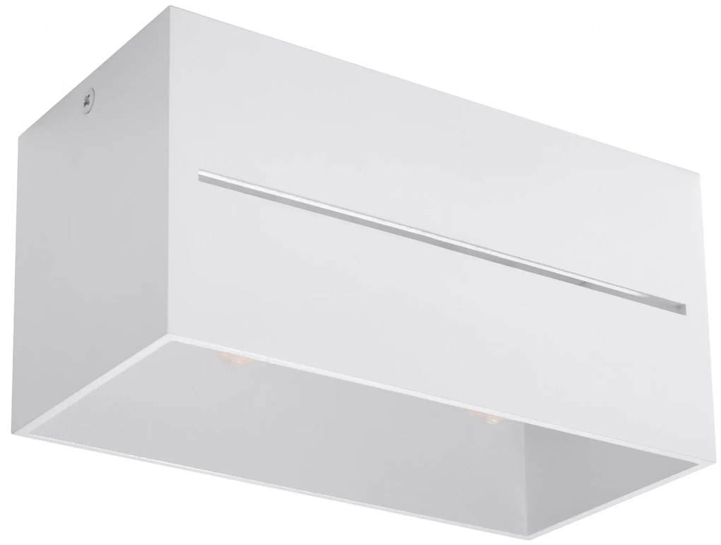 Biały geometryczny plafon LED - EX510 H7-G75