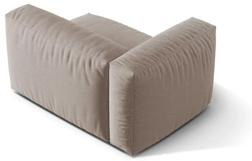 Beżowy moduł sofy (lewostronny) Martina – Micadoni Home