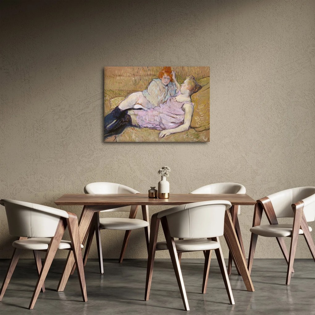 Obraz - Henri de Toulouse-Lautrec, The Sofa, reprodukcje (70x50 cm)