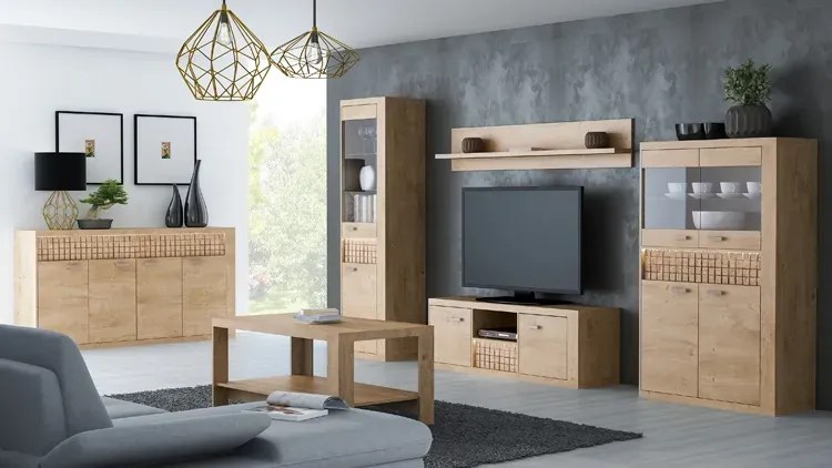 Komoda z szufladami dąb ribbeck B9-H96