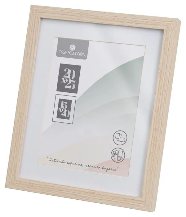 Ramka stojąca/ścienna w naturalnym kolorze 22,5x28 cm Sencillo – Casa Selección