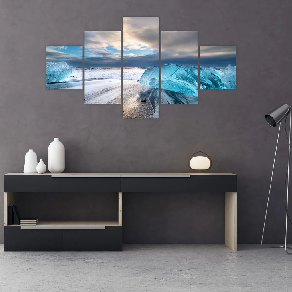 Obraz - Diamond Beach (125x70 cm)