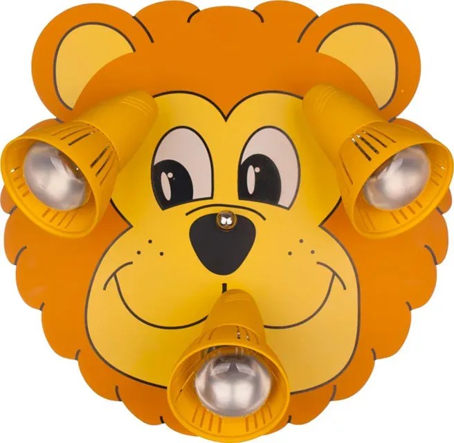 Lampa sufitowa dla dzieci lew - 3X S211 R1-N70