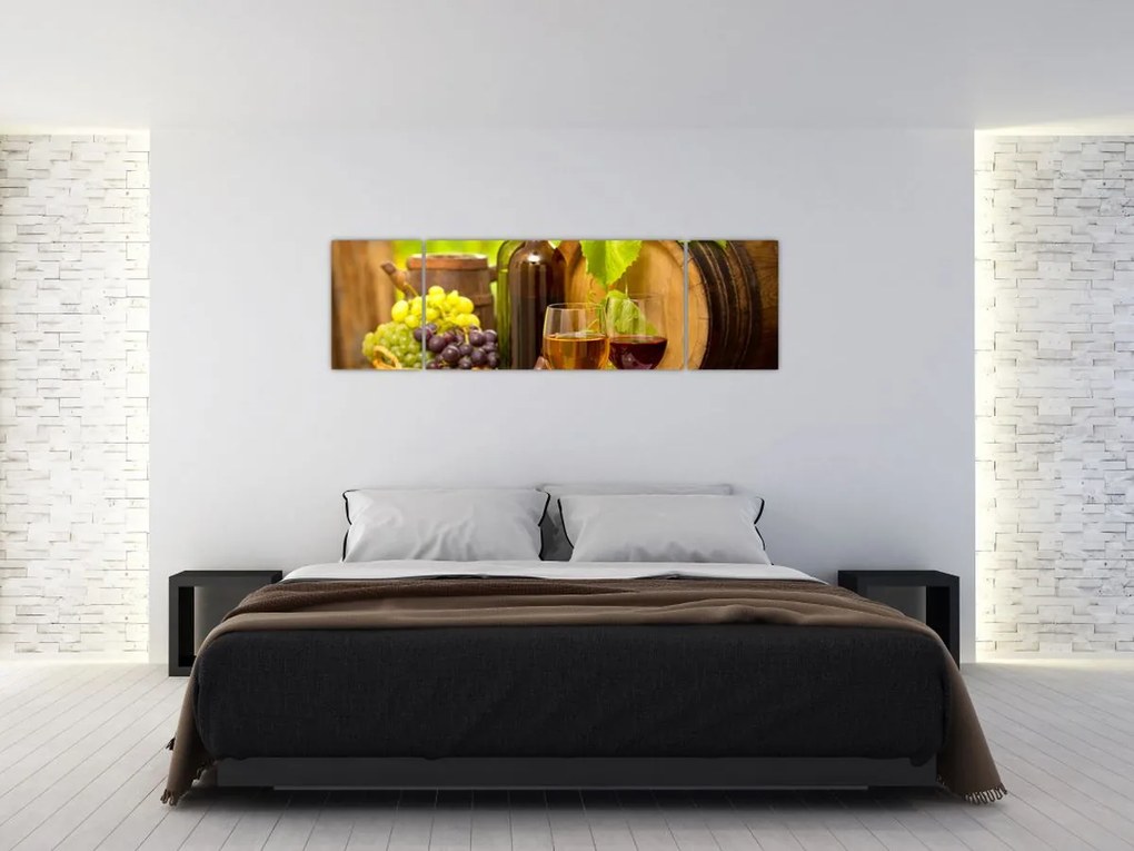 Obraz - Wina (170x50 cm)