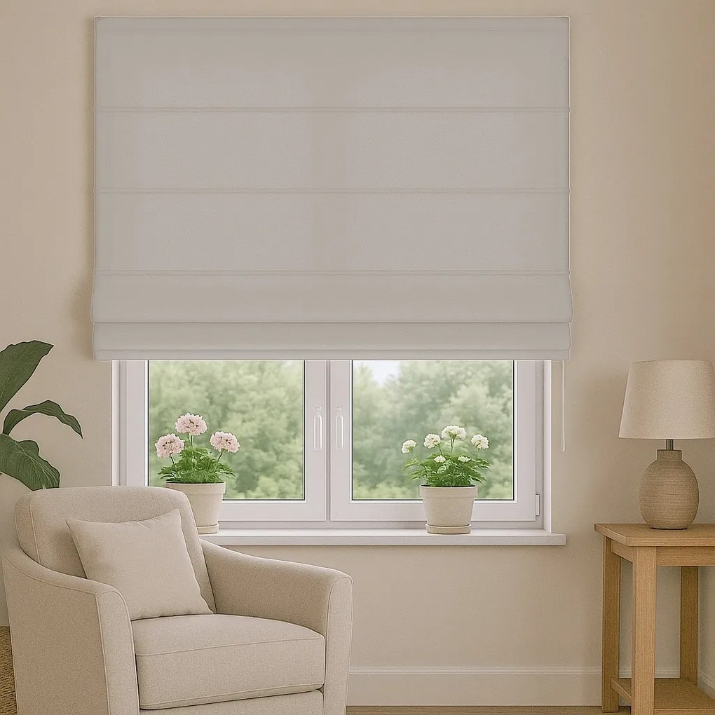 Roleta rzymska na wymiar Otto karmelowa półmatowy welur - do 200 cm