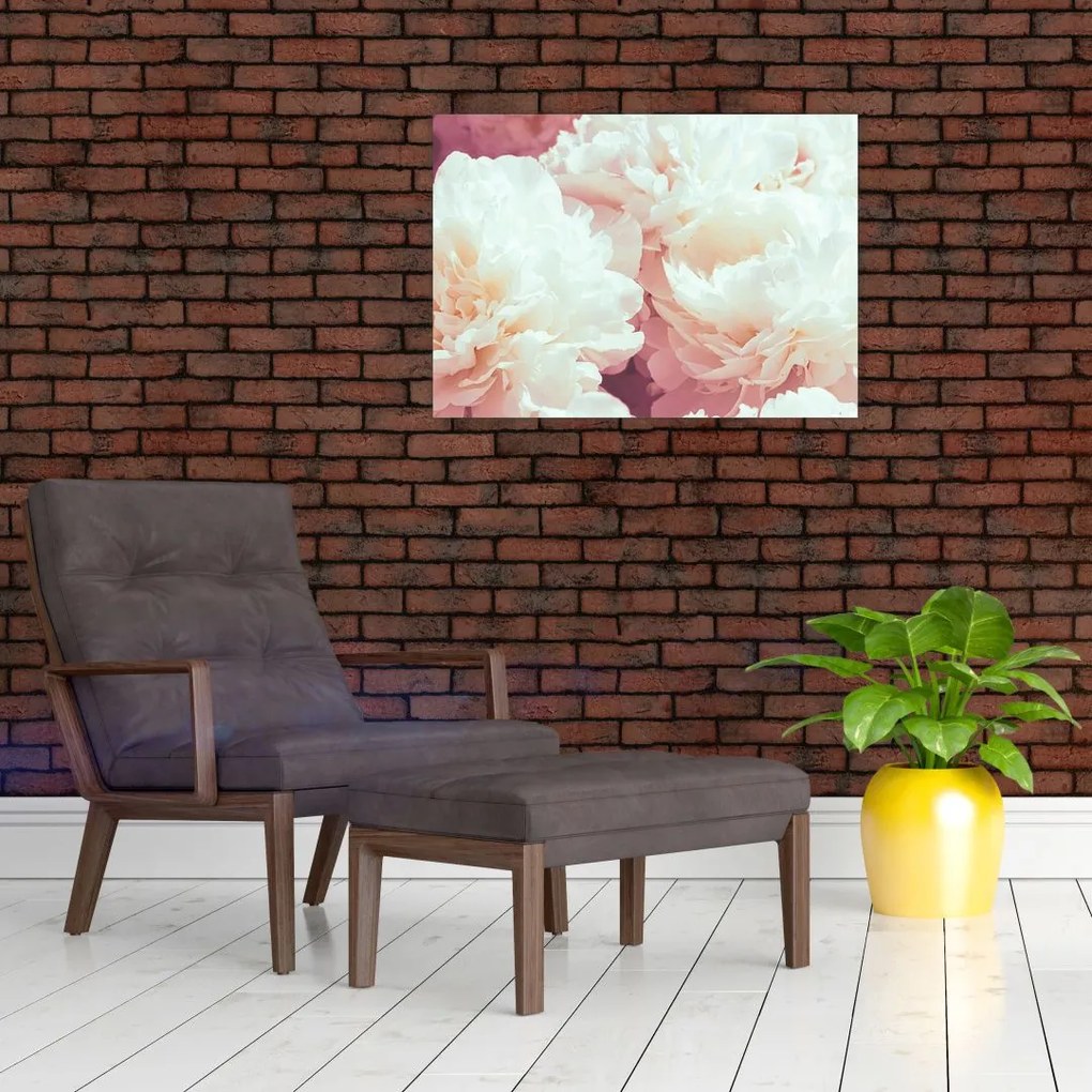 Obraz na szkle kwiatów (70x50 cm)