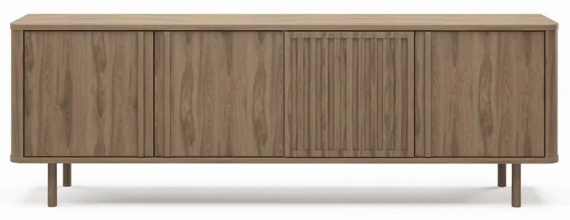 Szafka pod TV w dekorze dębu w naturalnym kolorze 180x60,5x35 cm Salma – Marckeric