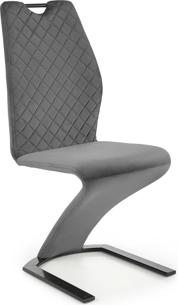 Krzesło velvet na jednej nodze K442