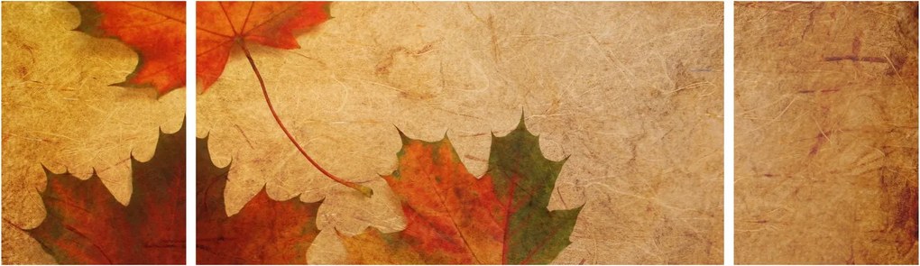 Obraz z motywem jesiennym (170x50 cm)