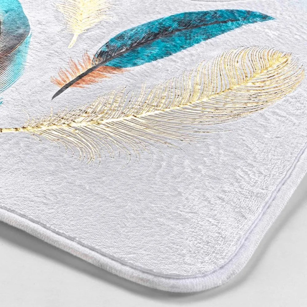 Biały dywanik łazienkowy do WC 45x45 cm Plumiss – douceur d'intérieur