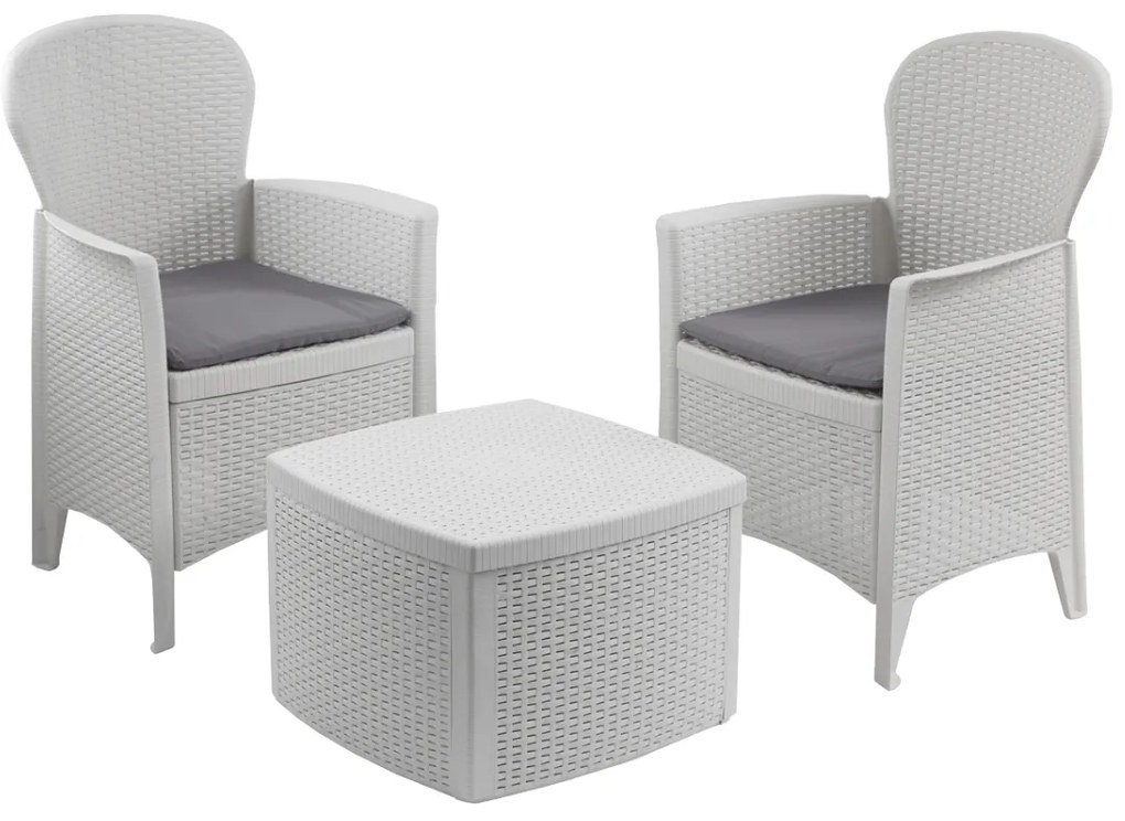 I.P.A.E-Progarden Zestaw ogrodowy TREE, 3-częściowy, biała