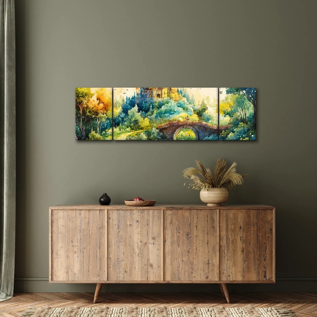 Obraz - Baśniowy zamek (170x50 cm)