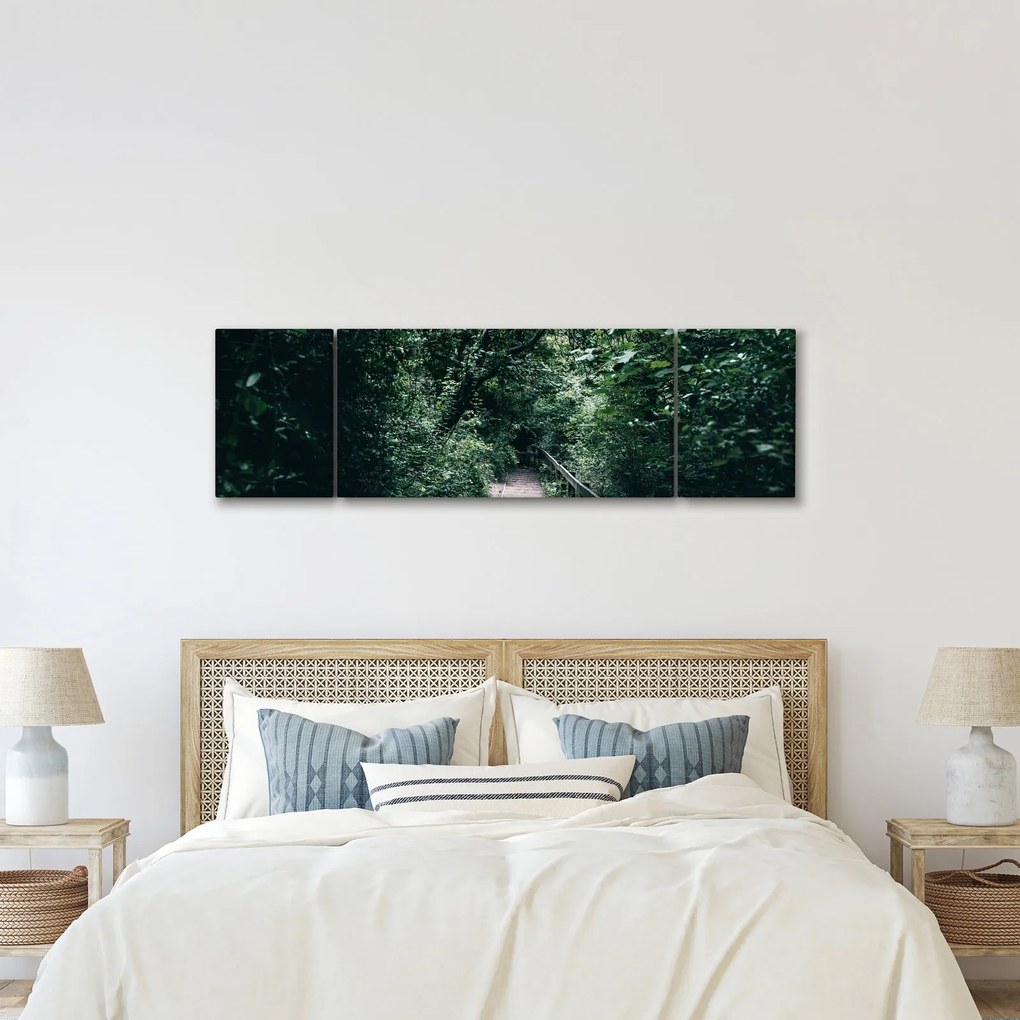 Obraz - Ścieżka przez las (170x50 cm)