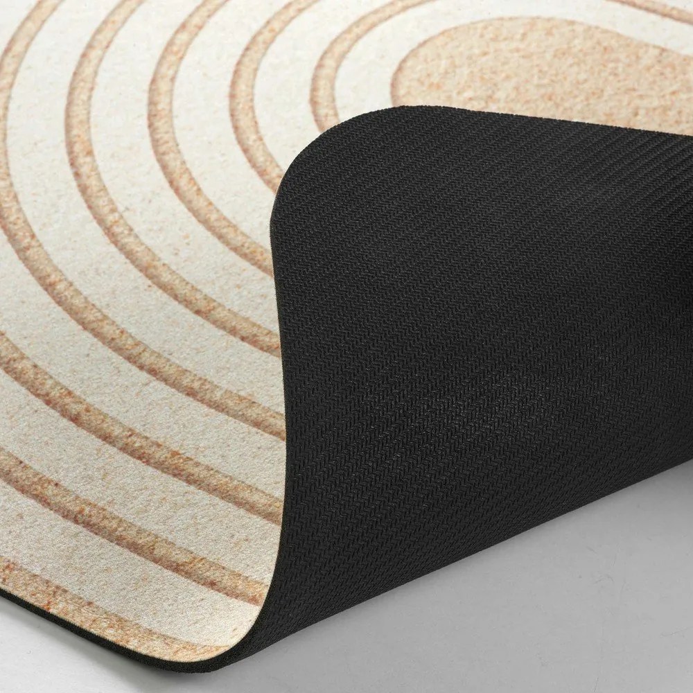 Jasnobrązowy dywanik łazienkowy 50x80 cm Adriel – douceur d'intérieur