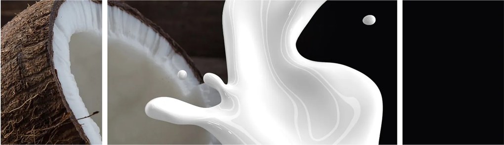 Obraz - mleko kokosowe (170x50 cm)