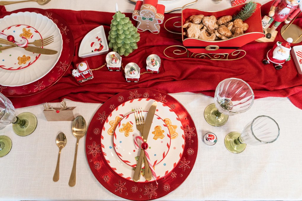 Świąteczny talerz, 20 cm, GINGERBREAD