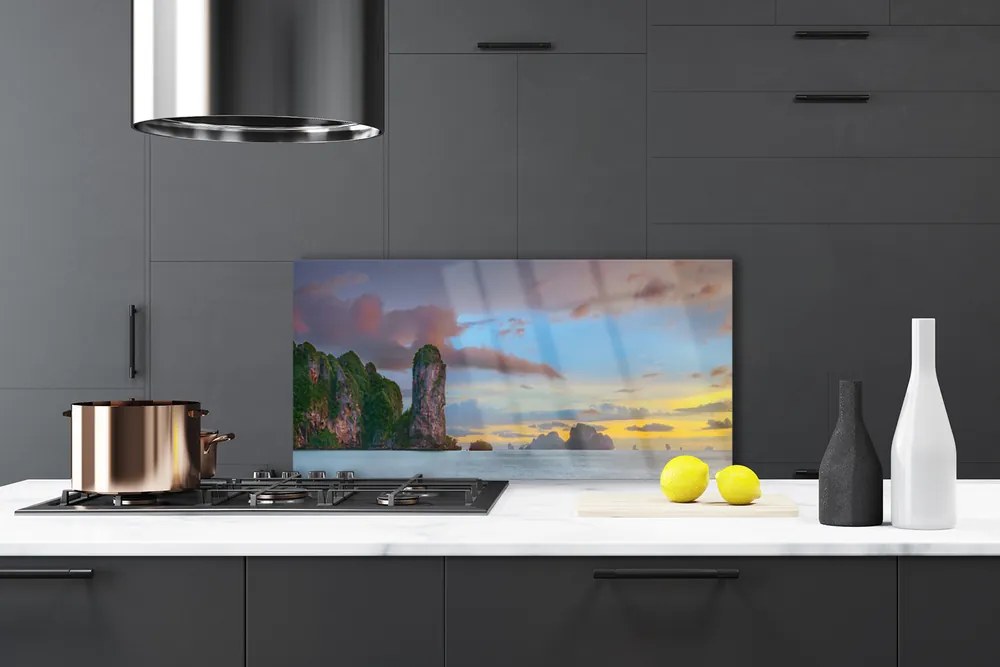 Panel Szklany Szczyty Gór nad Zatoką