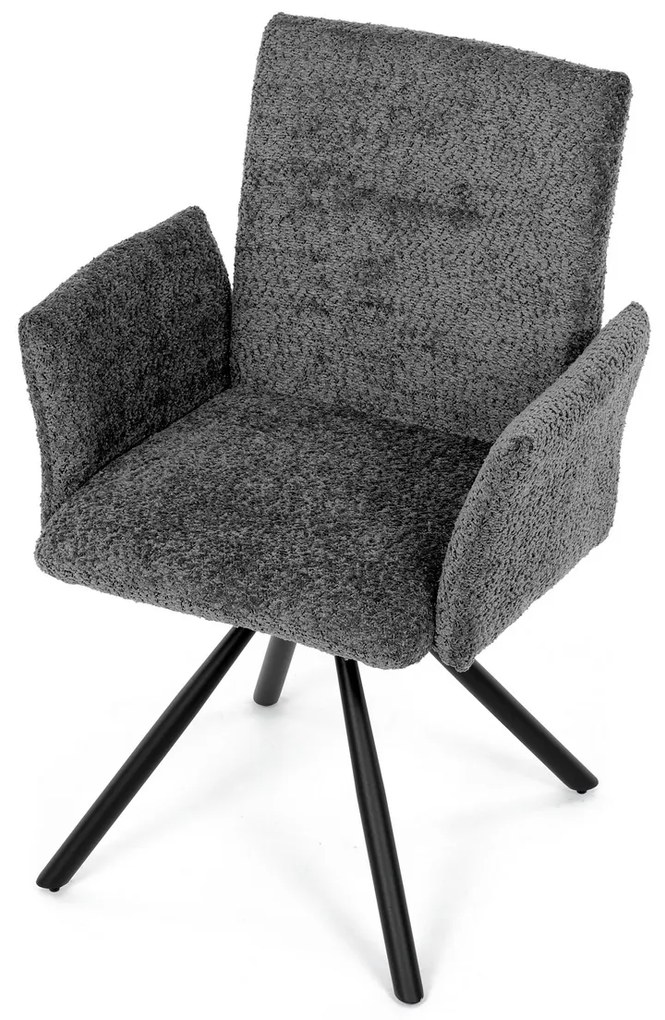 Zestaw krzeseł obiadowych z mechanizmem powrotnymDCH-W1117 GREY2, 2 szt.