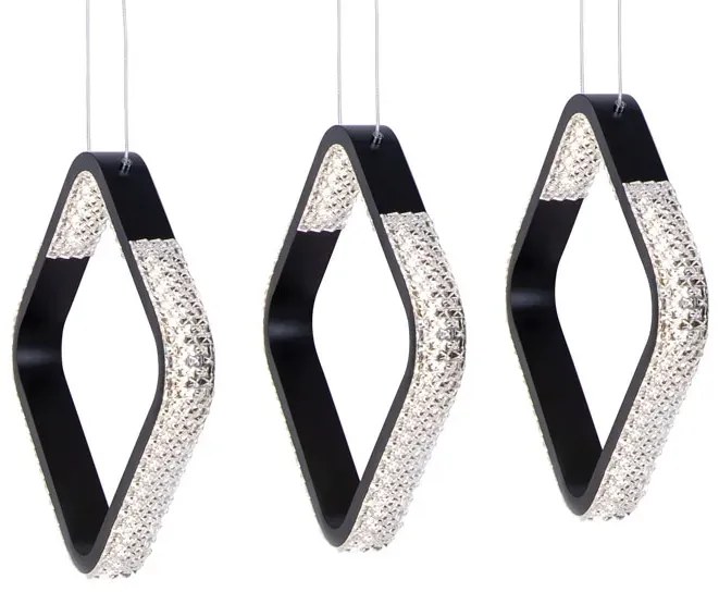 Potrójna lampa wisząca glamour - 6X S859 Z7-D89