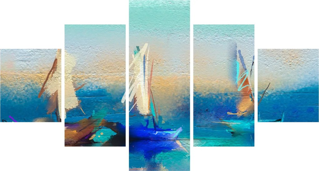 Obraz - Malarstwo krajobrazowe, malarstwo (125x70 cm)