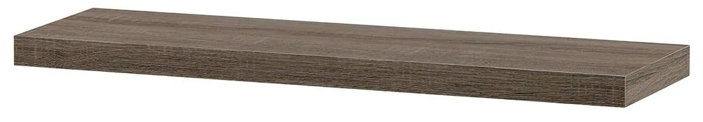 Półka ścienna 80 cm, dąb sonoma ciemny, dąb sonoma