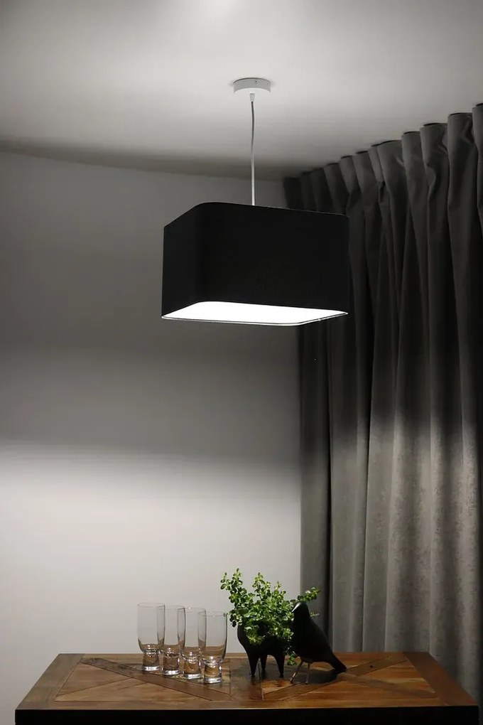 Lampa wisząca KWADRO LEN 006-40w20 grafitowa/szara BPS KONCEPT