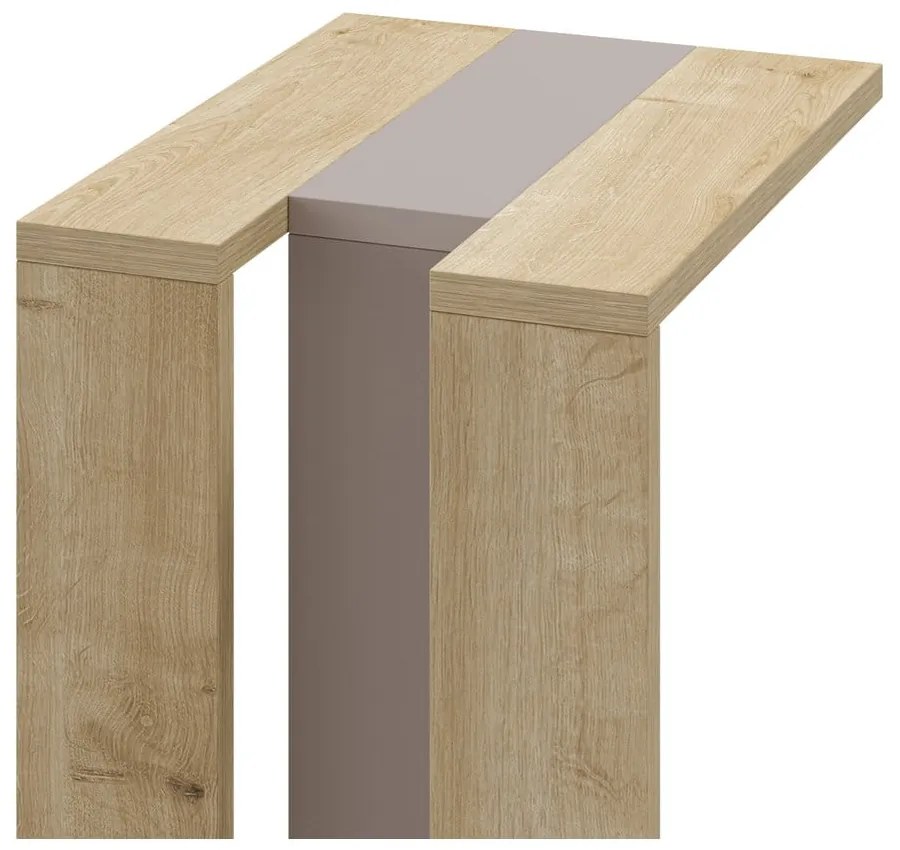 Stolik w dekorze dębu 40x30 cm Macha – Marckeric