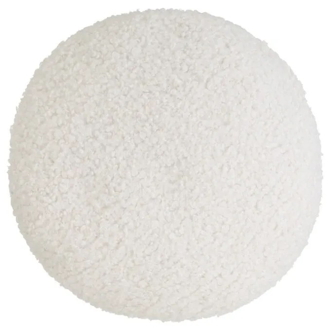 Poduszka dekoracyjna z materiału sherpa ø 40 cm Sherpa – Casa Selección