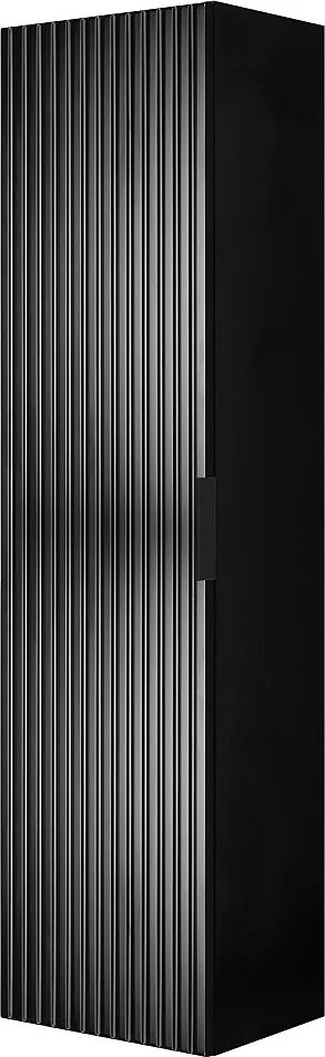 Kolumna łazienkowa, Czarny, 35 x 136 x 27 cm, uchwyt czarny