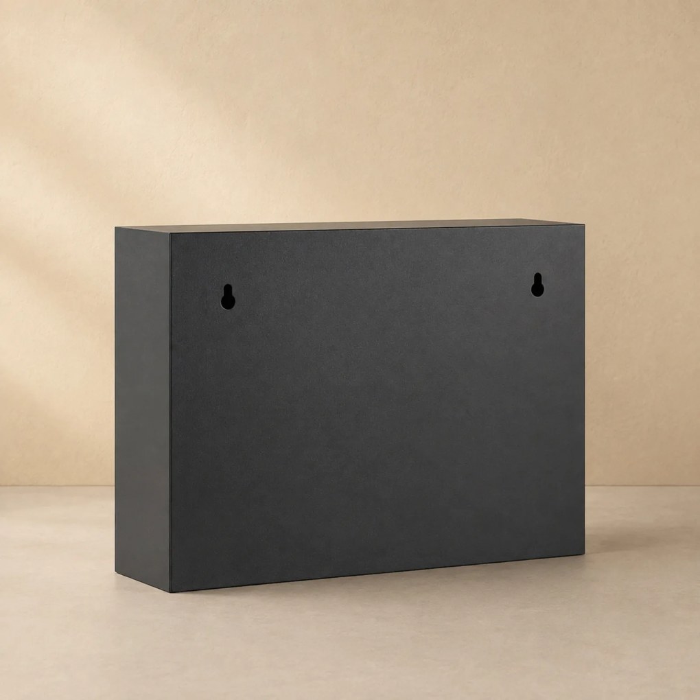 Kominek dekoracyjny LED, metalowy, 10 x 29 x 23 cm