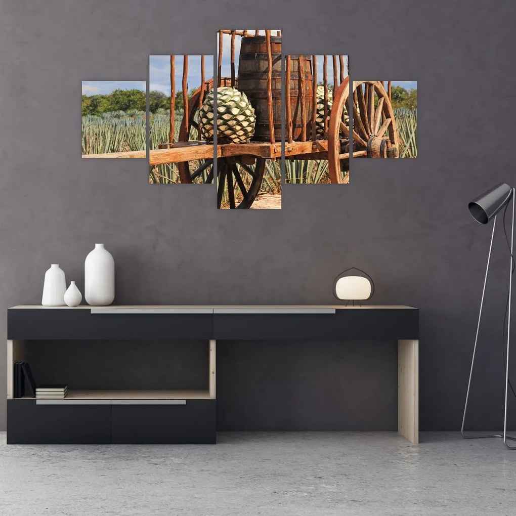 Obraz - Przyczepka (125x70 cm)