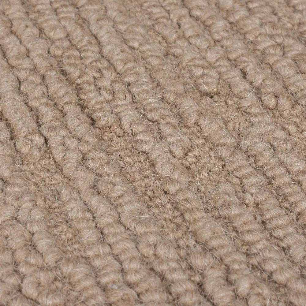 Beżowy wełniany dywan tkany ręcznie 160x230 cm Harris Boucle – Flair Rugs