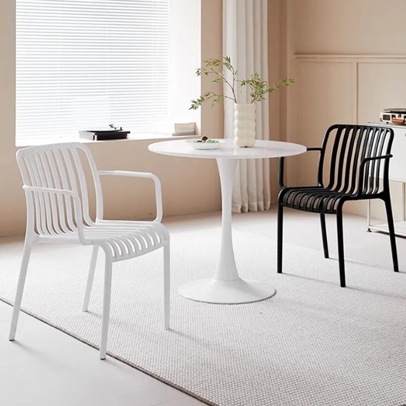 Plastowe krzesło TREGO, białe