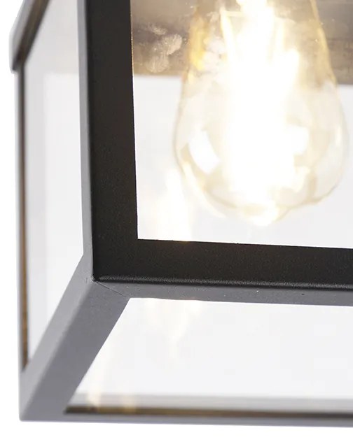 Industrialna inteligentna lampa sufitowa zewnętrzna czarna z ST64 Wifi - Rotterdam