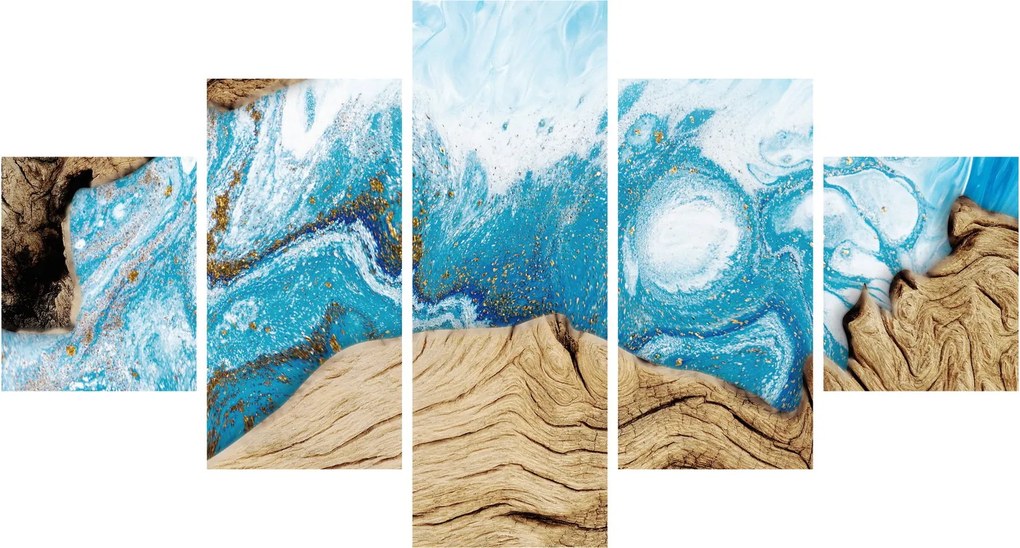 Obraz - Drewno (125x70 cm)