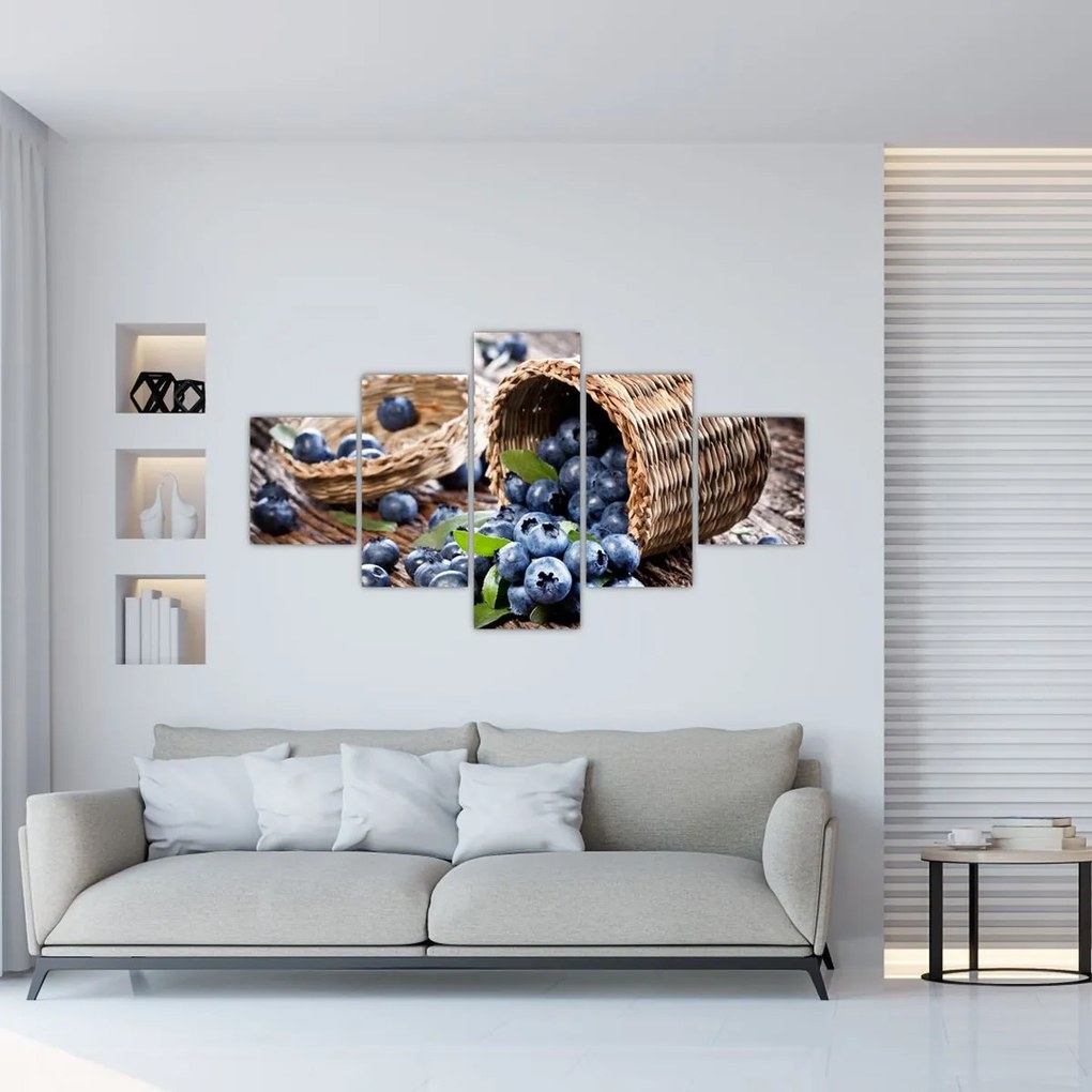 Obraz - Soczyste jagody (125x70 cm)