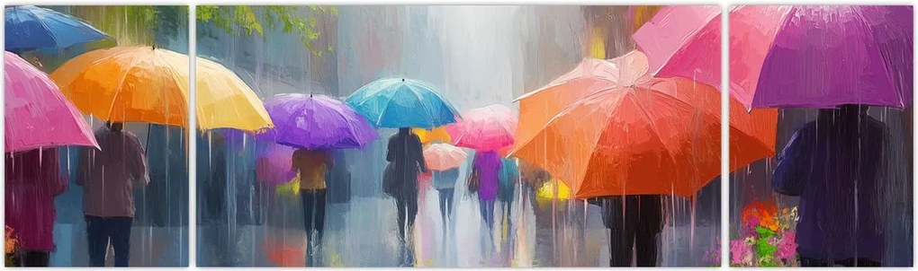 Obraz - Deszczowy dzień (170x50 cm)